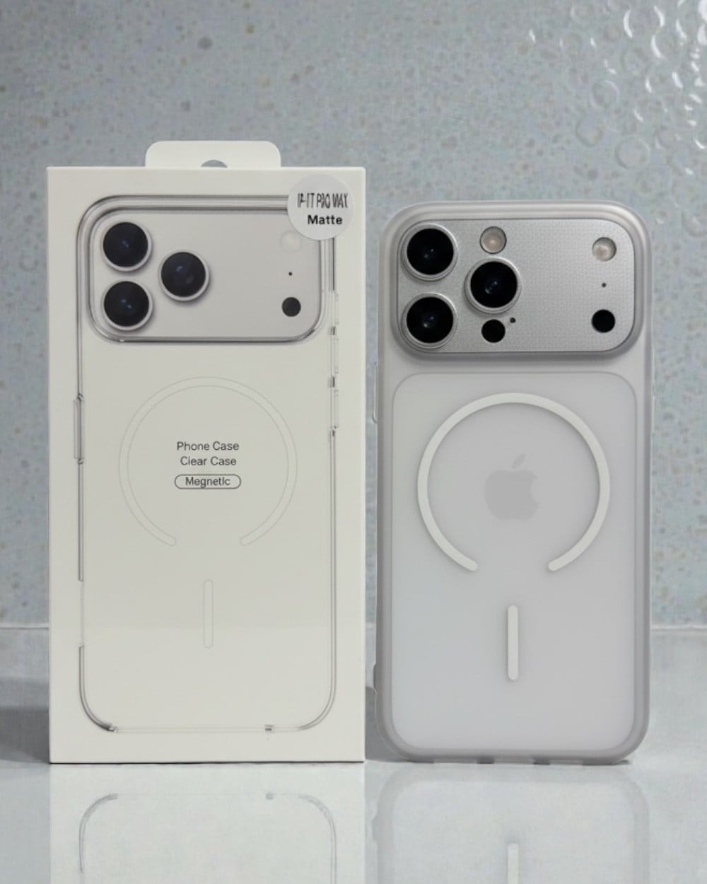Iphone Uyumlu Altı Açık Mat İnce Magsafe Destekli Kılıf