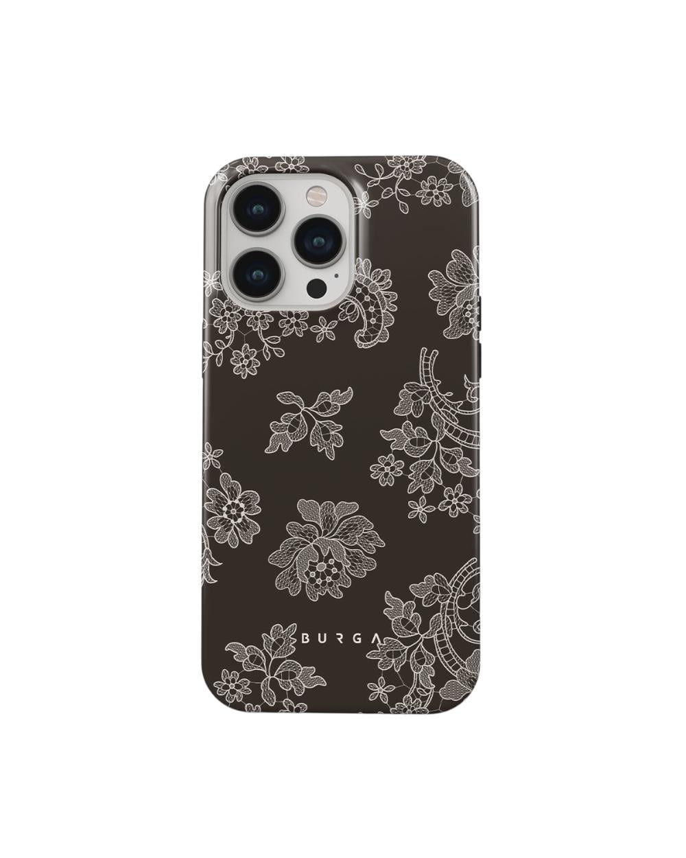 Iphone Uyumlu BURGA Çift Tabanlı Dayanıklı Bandida Desenli Kılıf