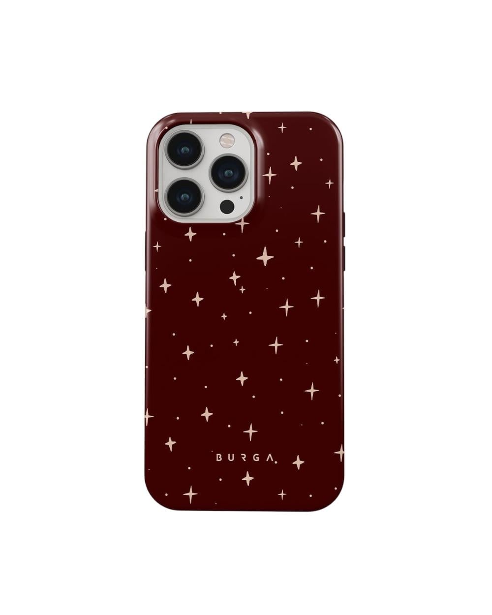 Iphone Uyumlu BURGA Çift Tabanlı Dayanıklı Very Merry Desenli Kılıf