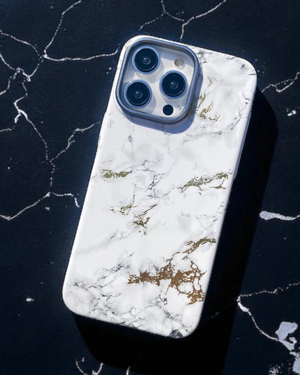 Iphone Uyumlu Premium Marble Gizli Magsafe Destekli Kılıf