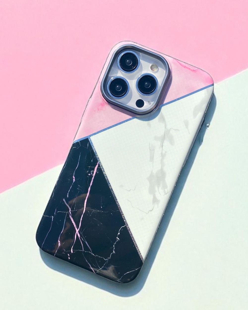 Iphone Uyumlu Premium Marble Gizli Magsafe Destekli Kılıf