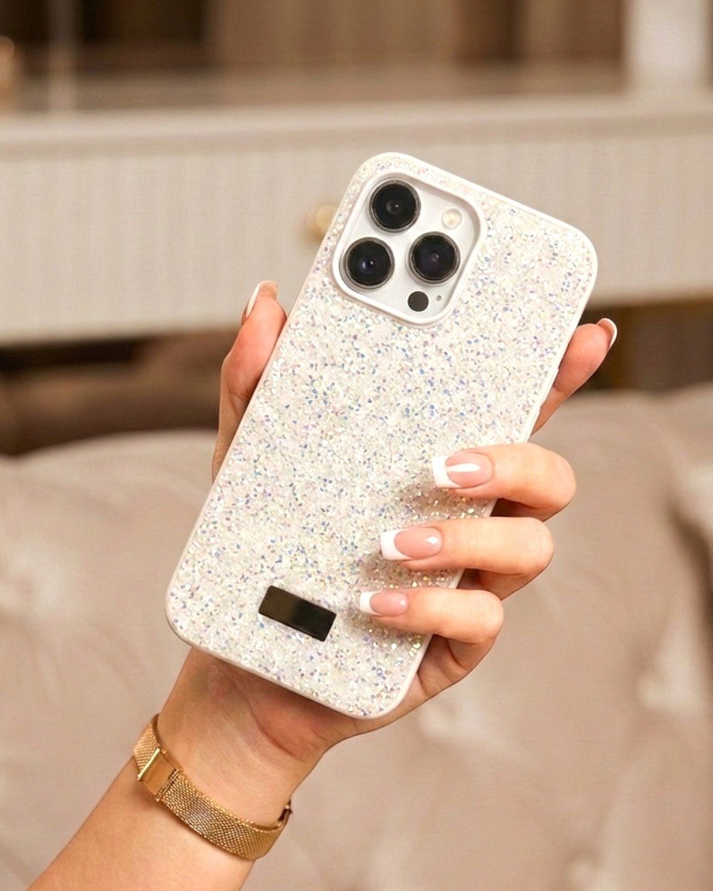 Telefon KılıfıIphone Uyumlu Premium Parlak Taşlı Işıltılı Kılıf