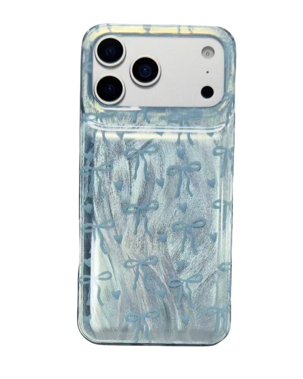 Telefon KılıfıIphone Uyumlu Renkli Pastel Fiyonk Desenli Kılıf