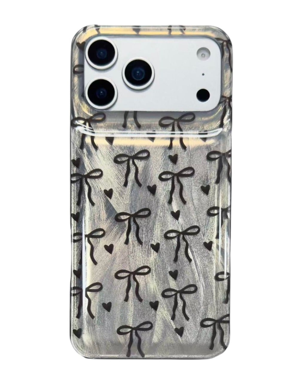 Telefon KılıfıIphone Uyumlu Renkli Pastel Fiyonk Desenli Kılıf