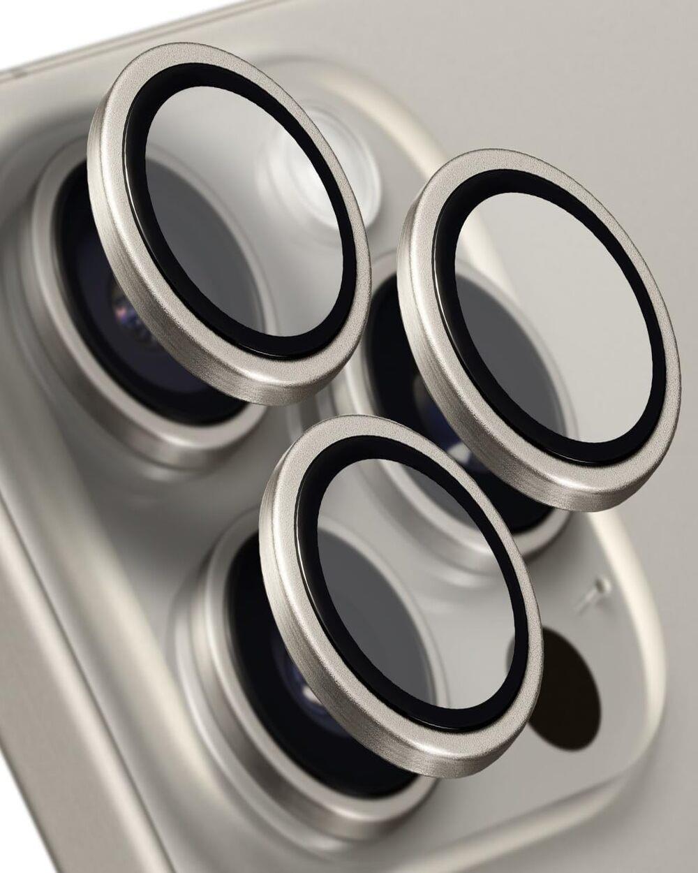 Iphone Uyumlu Temper Camlı Alüminyum Kamera Lens Koruyucu