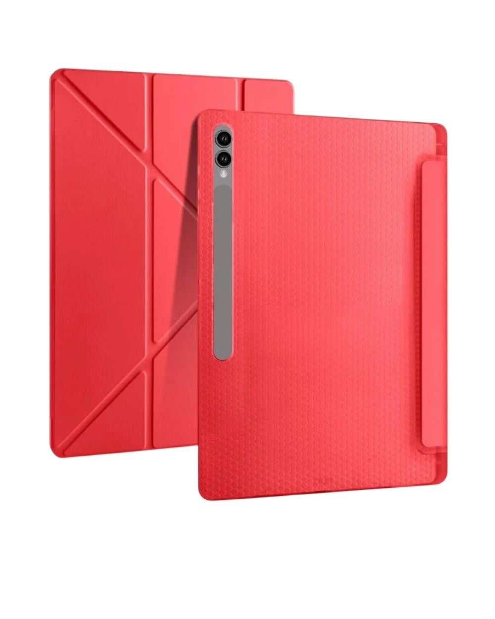 Samsung Uyumlu Trifold Yumuşak Akıllı Uyku Modlu Tablet Kılıfı