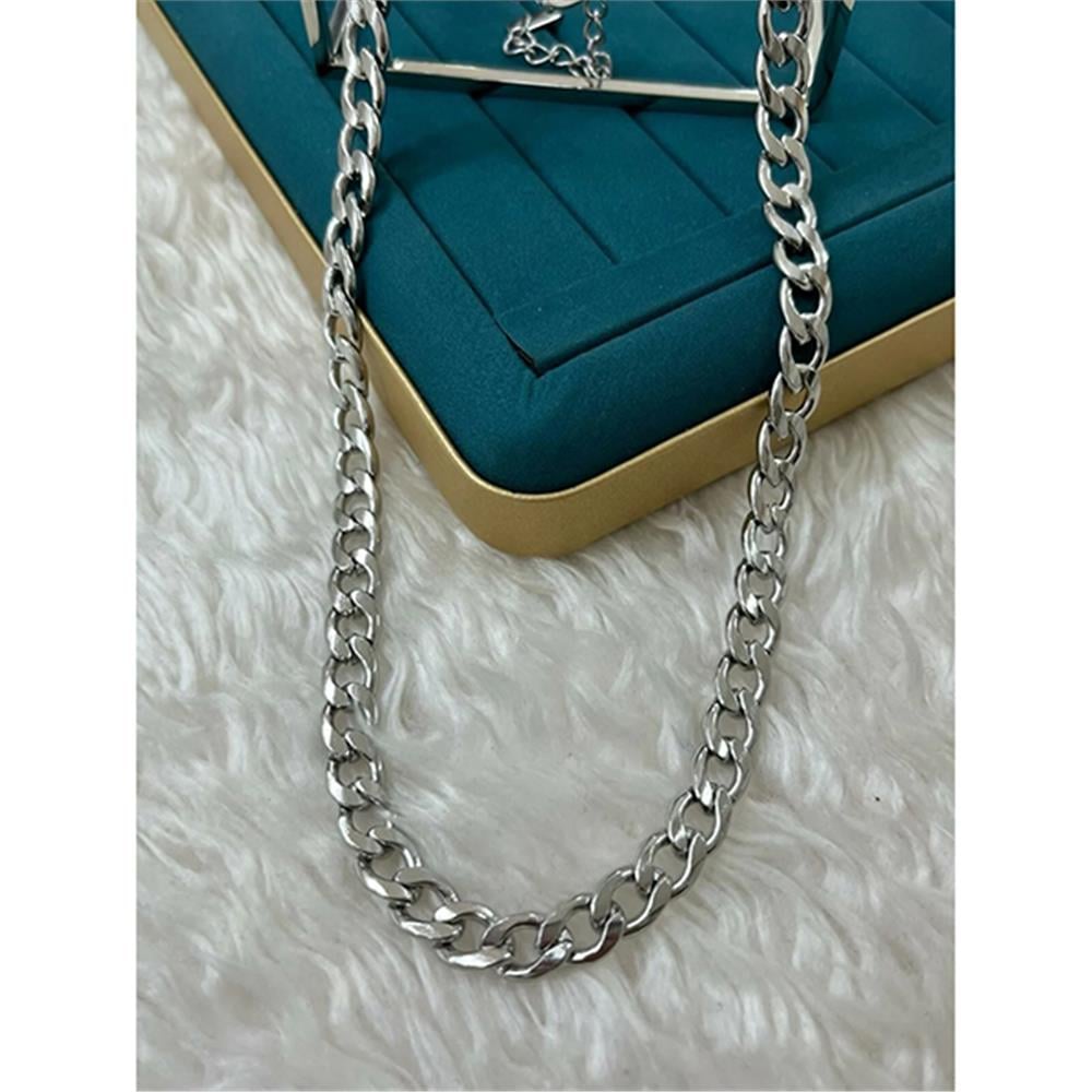 Çelik Silver Kolye 45 Cm