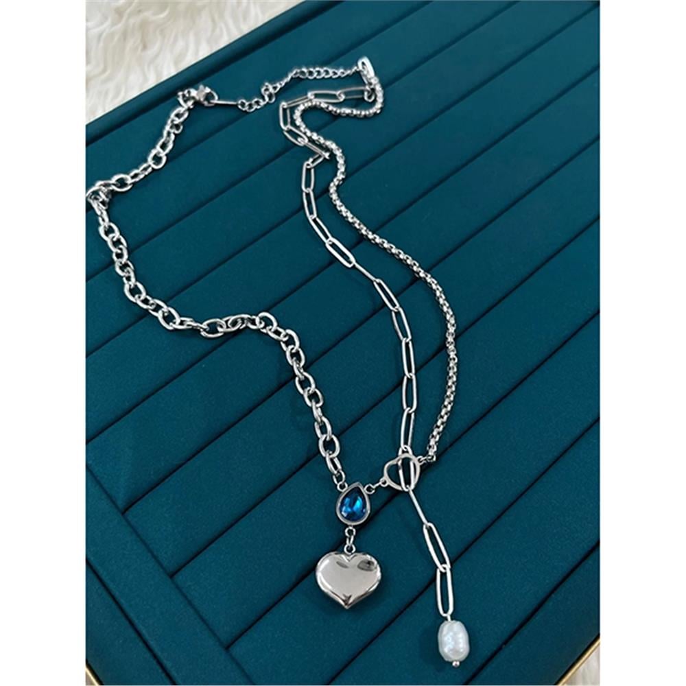 Çelik Silver Kolye 45Cm