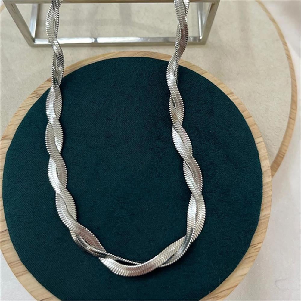 Çelik Silver Kolye 45Cm