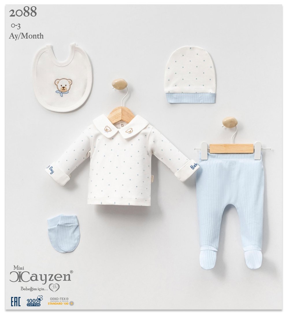 BABY BOY 5 LI SET-MAVİ