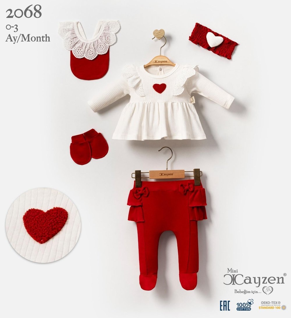 Lottie Mevsimlik Kız Bebek Beşli Set