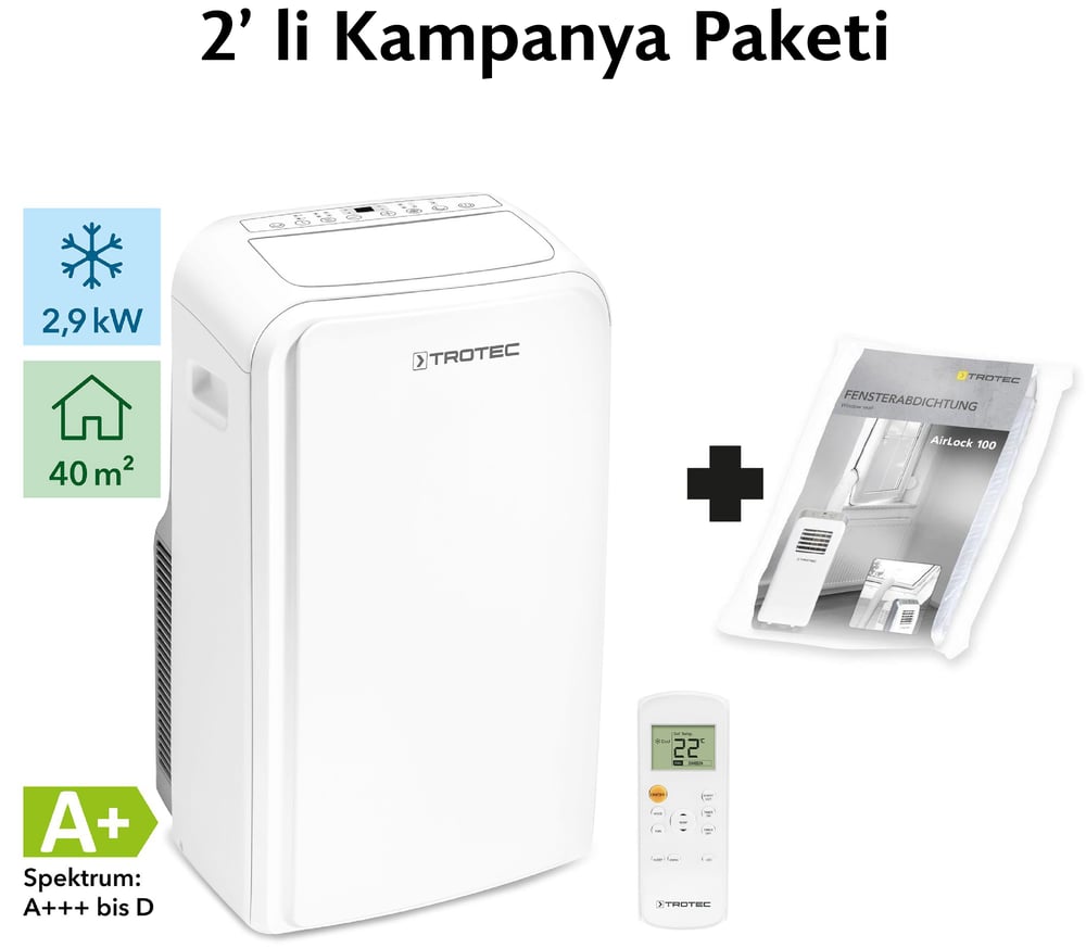 Mobil Klima PAC 3000 X A+ + AirLock 100
