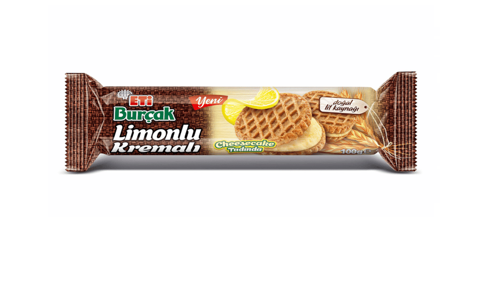 BURÇAK Limon Kremalı Yulaflı Bisküvi 100 GR