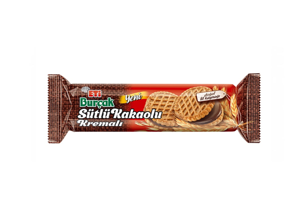 BURÇAK Sütlü Kakaolu Kremalı Bisküvi 100 GR