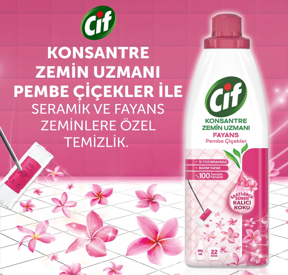 FAYANS Konsantre  Zemin Uzmanı 895 ML