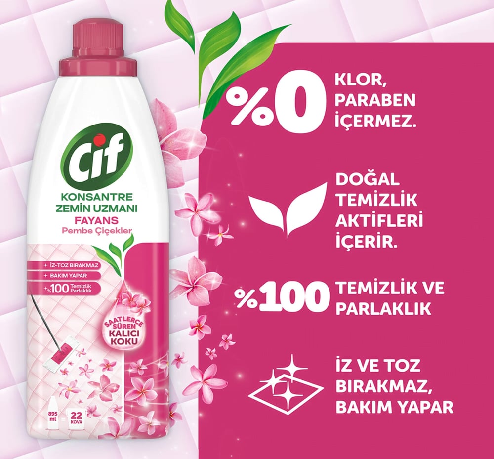 FAYANS Konsantre  Zemin Uzmanı 895 ML