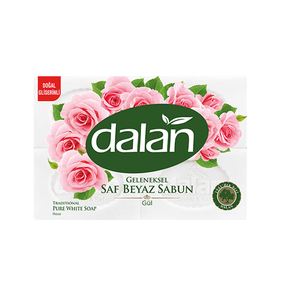 Geleneksel Saf Beyaz Sabun Güllü
