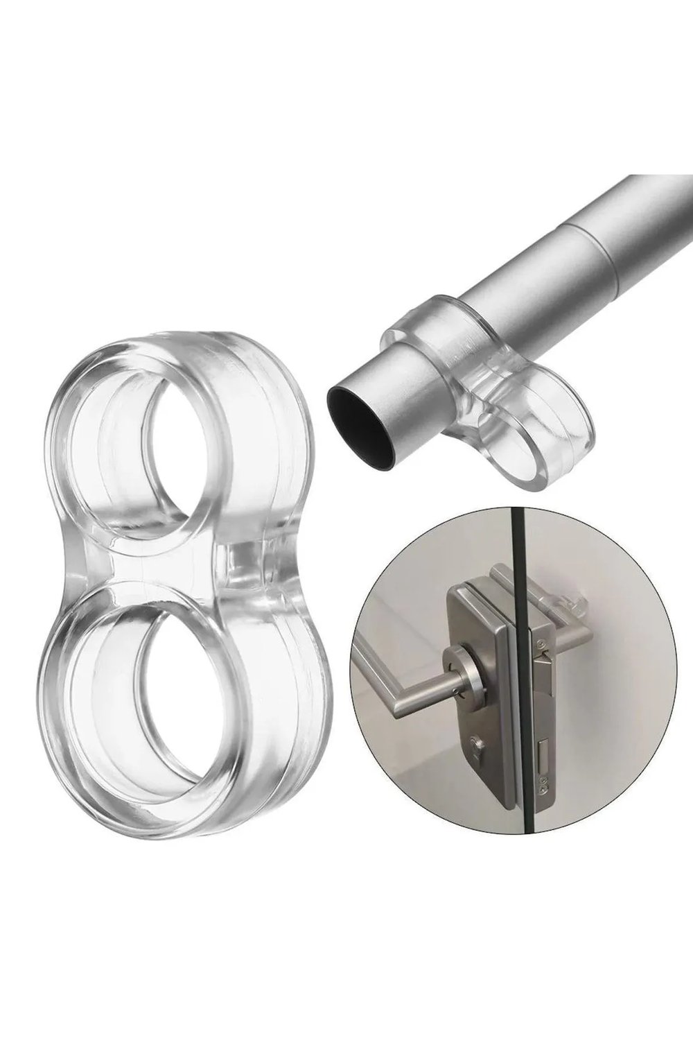 Şeffaf Silikonlu Kapı Stoperi