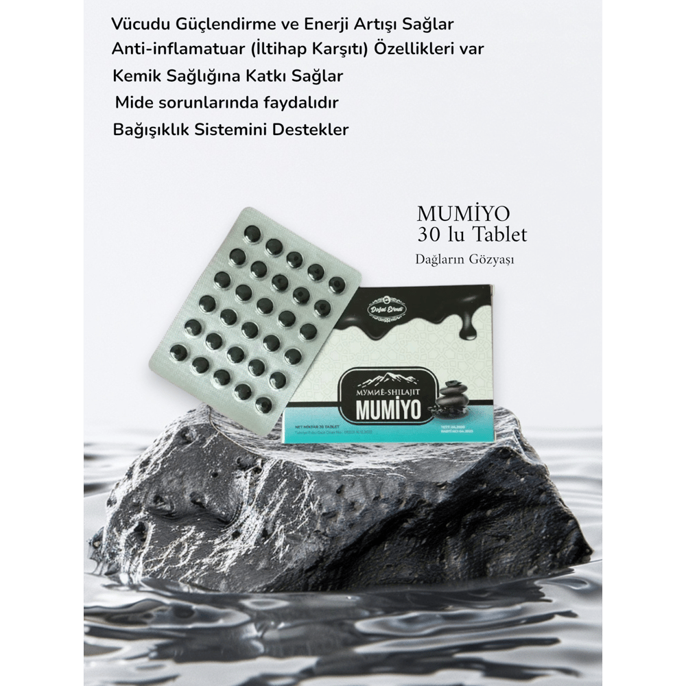 %100 Saf Mumiyo Tablet
