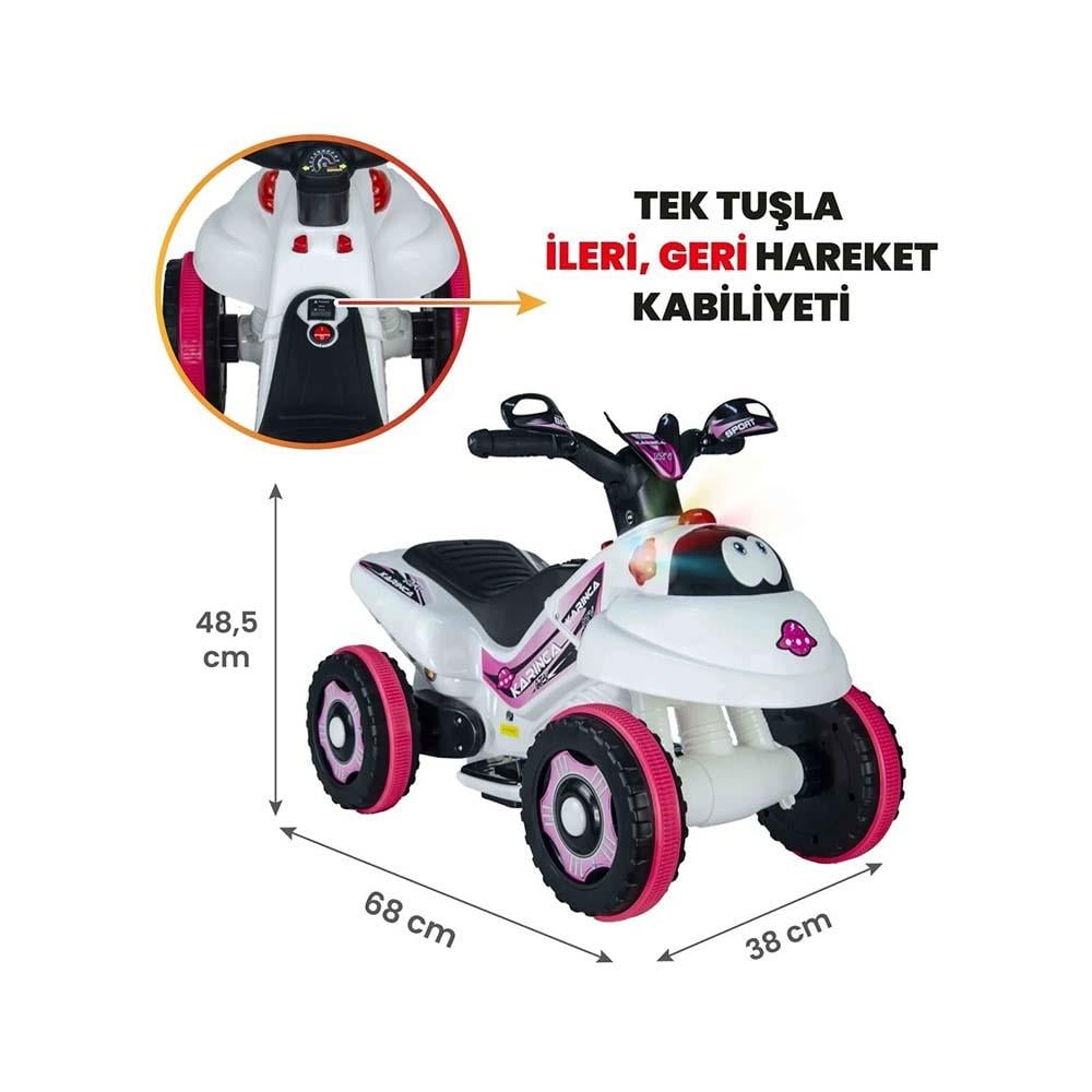 Karınca Atv 6 Volt Beyaz Prenses