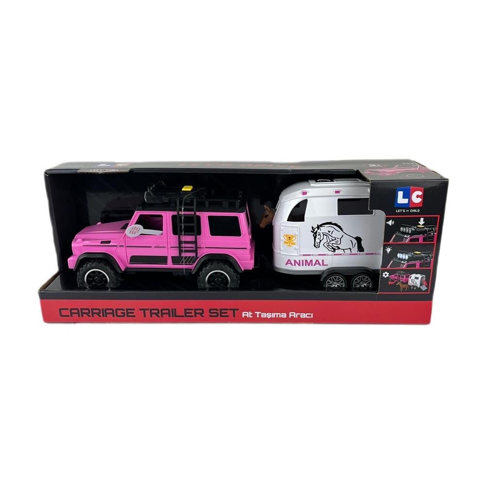 Lets Be ChildsLets Drive Sesli ve Işıklı Pikap ve At Karavanı