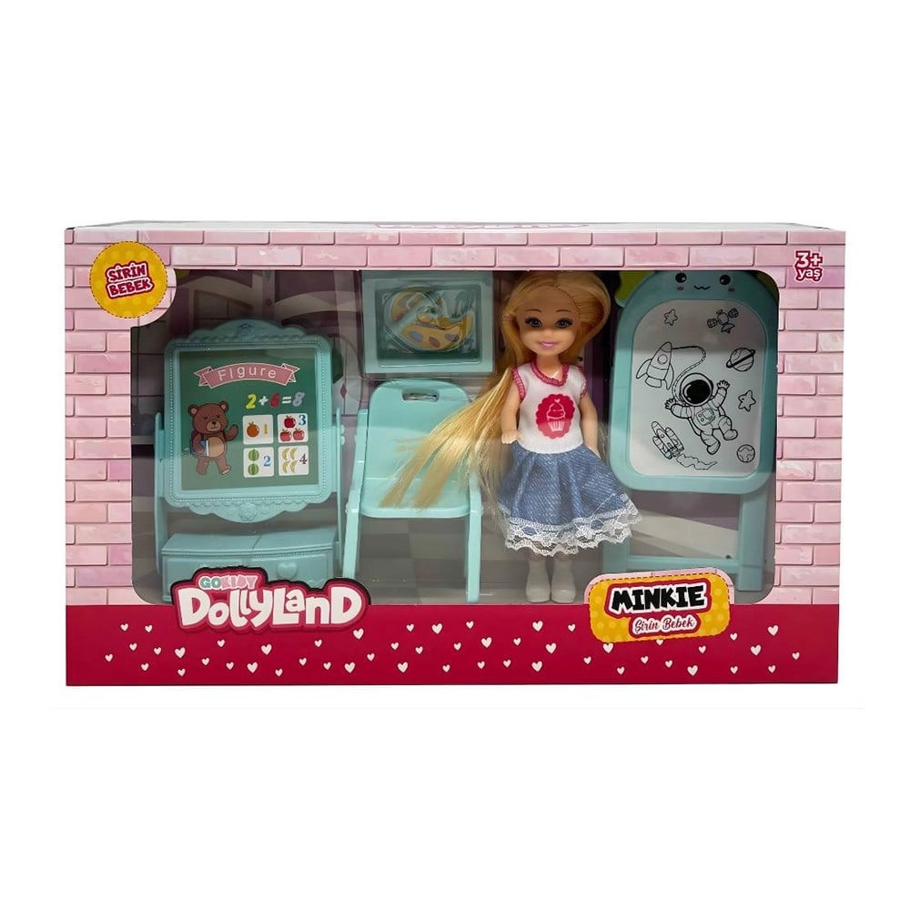 Gokidy Dollyland Aksesuarlı Bebek Seti