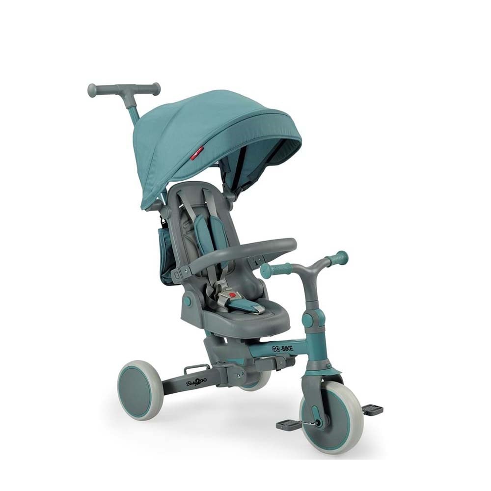 Baby2GoBaby2Go Mavi Go Bike Ebeveyn Kontrollü İtmeli 3 Teker Katlanır Bisiklet