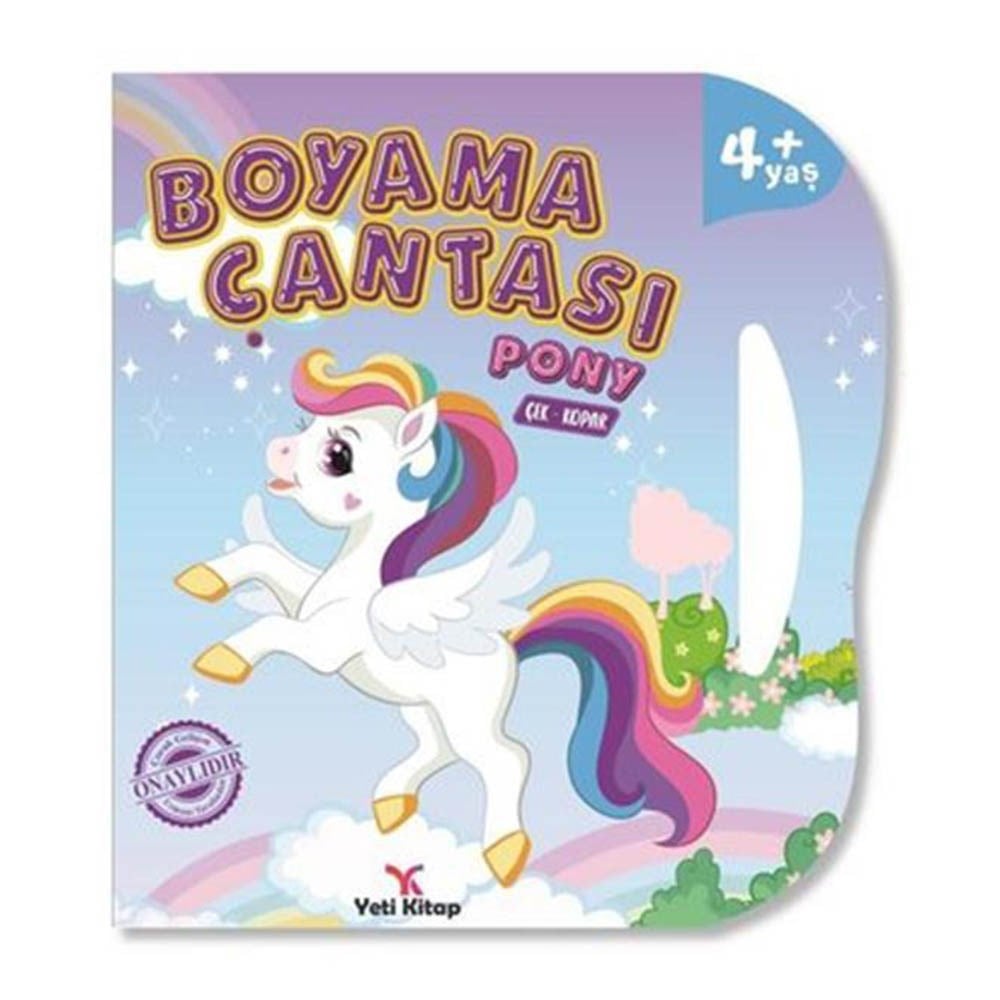 Yeti KitapBoyama Çantası Kitabı Pony