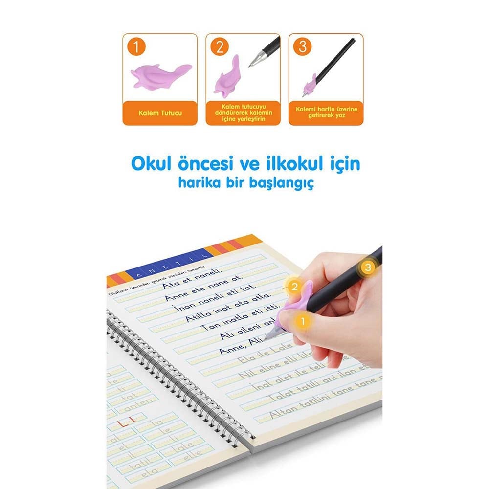 Dikkat Atölyesi Oluklu Güzel Yazı Defteri