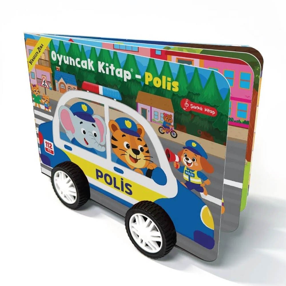 Oyuncak Kitap Polis Gerçek Tekerlekli
