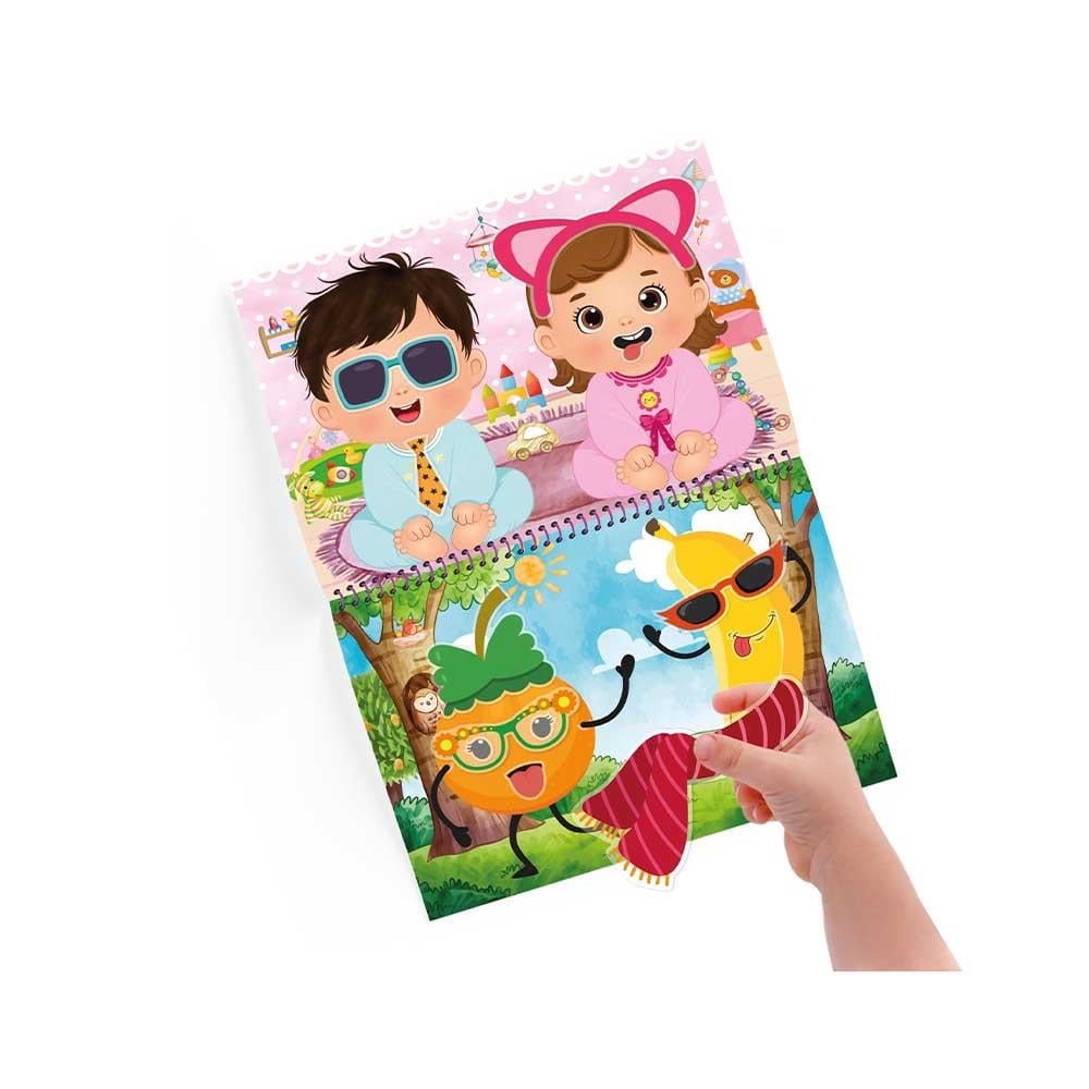 Yükselen Zeka Tükenmeyen Sticker Kitabım Eğlenceli Yüzler 100+