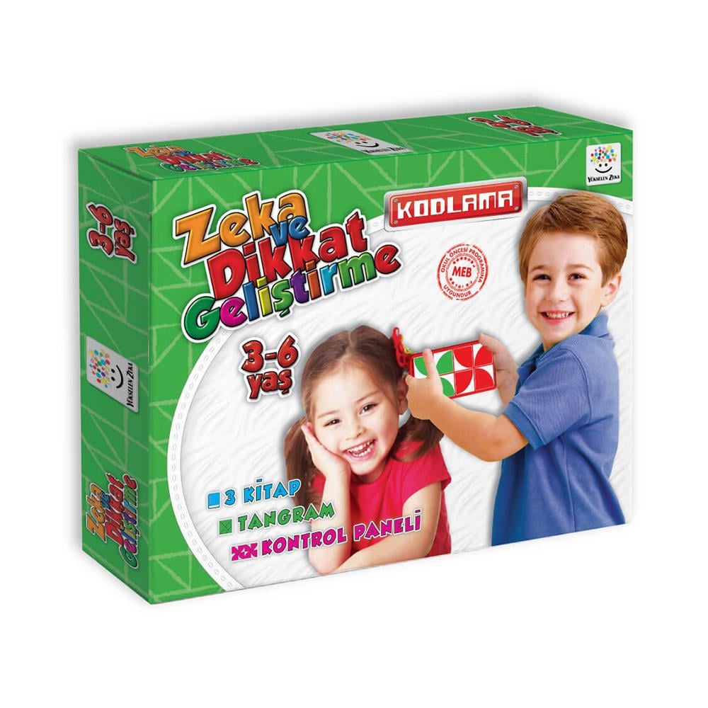 Yükselen ZekaZeka-Dikkat Geliştirme Seti(3-6 Yaş)