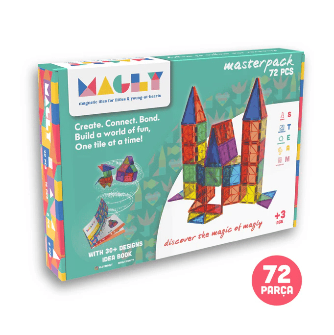 Magly Manyetik Blok 72 Parça