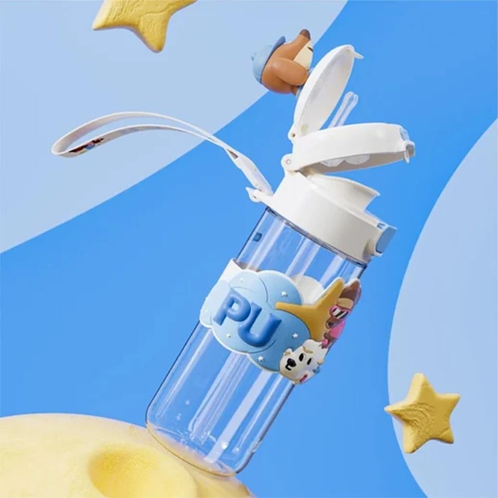 Vagonlife 600 Ml Boyun Askılı Pipetli Su Matarası