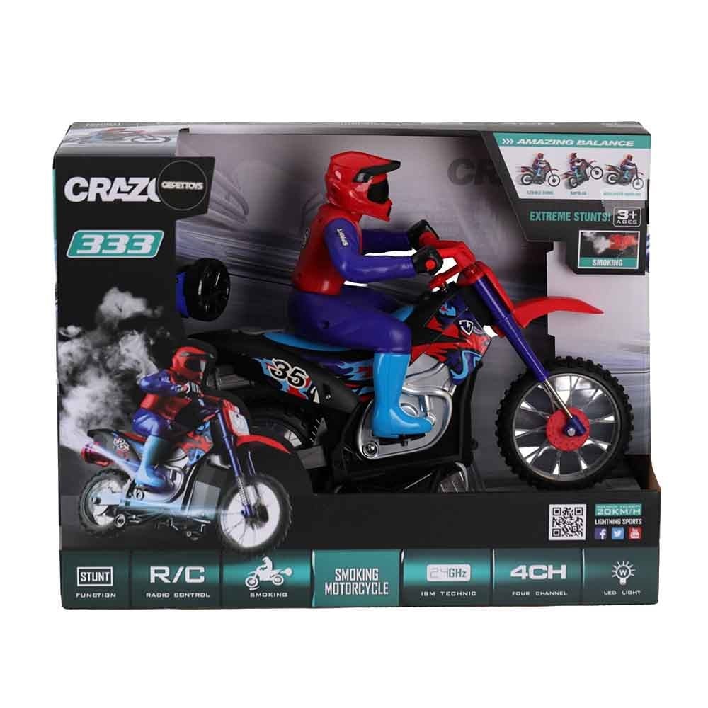 GepettoysDuman Atan Sesli Ve Işıklı 2.4G 1:10 Scale Rc Şarjlı Motor