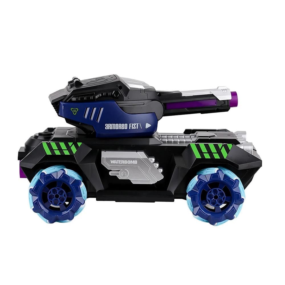 Gepettoys Çift Kontrollü Su Topu Atan Drift Teker Büyük Tank