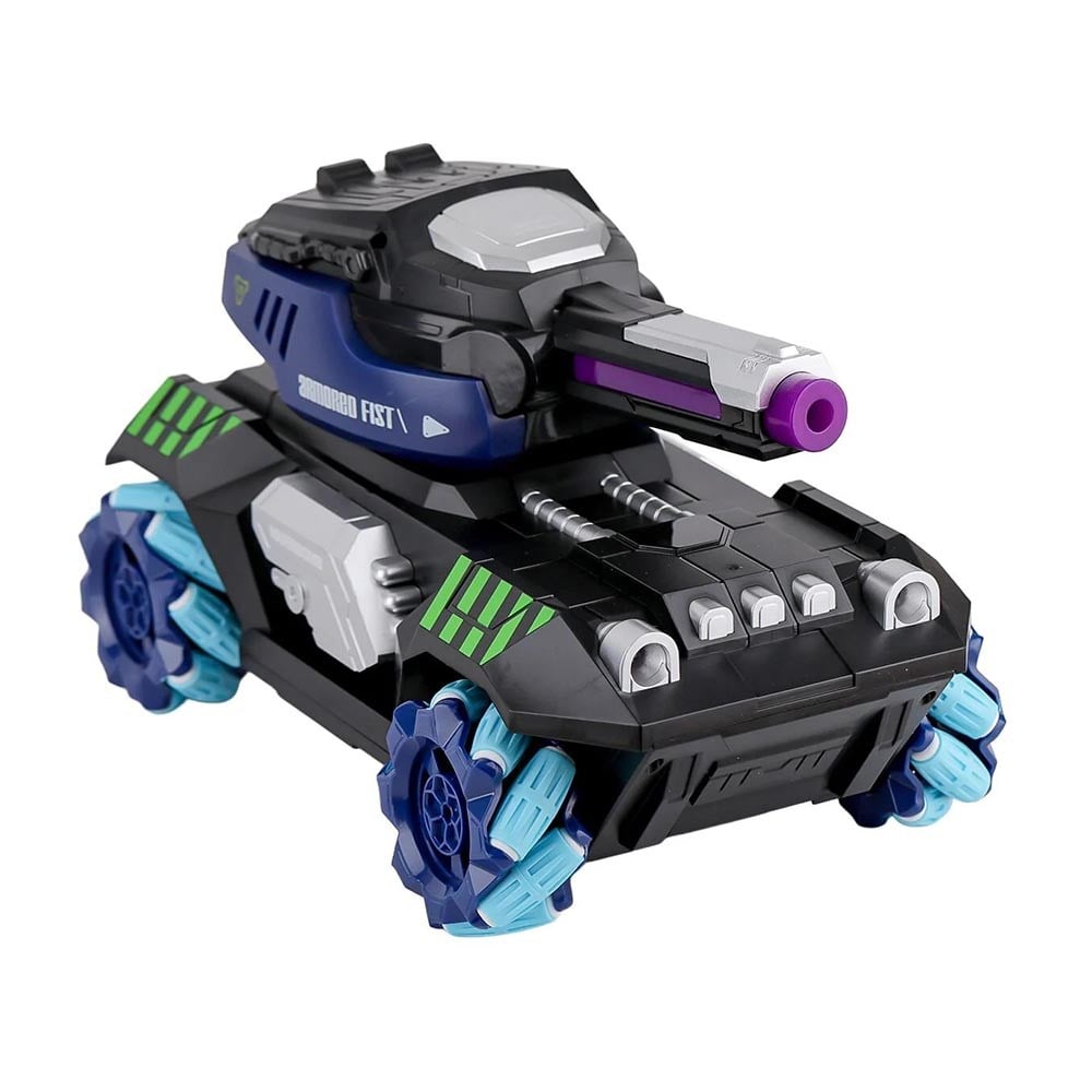 Gepettoys Çift Kontrollü Su Topu Atan Drift Teker Büyük Tank