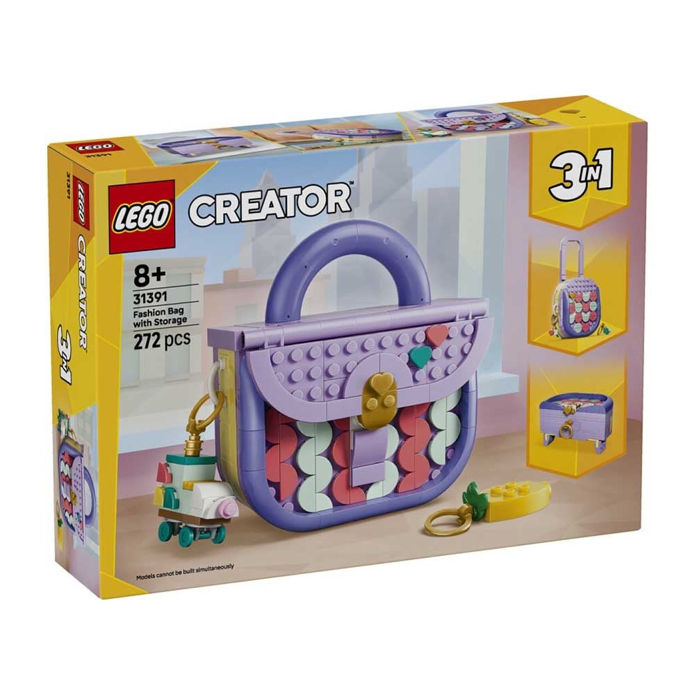 LEGO Creator 3ü 1 Arada Saklama Bölmeli Tasarım Çanta 272 Parça