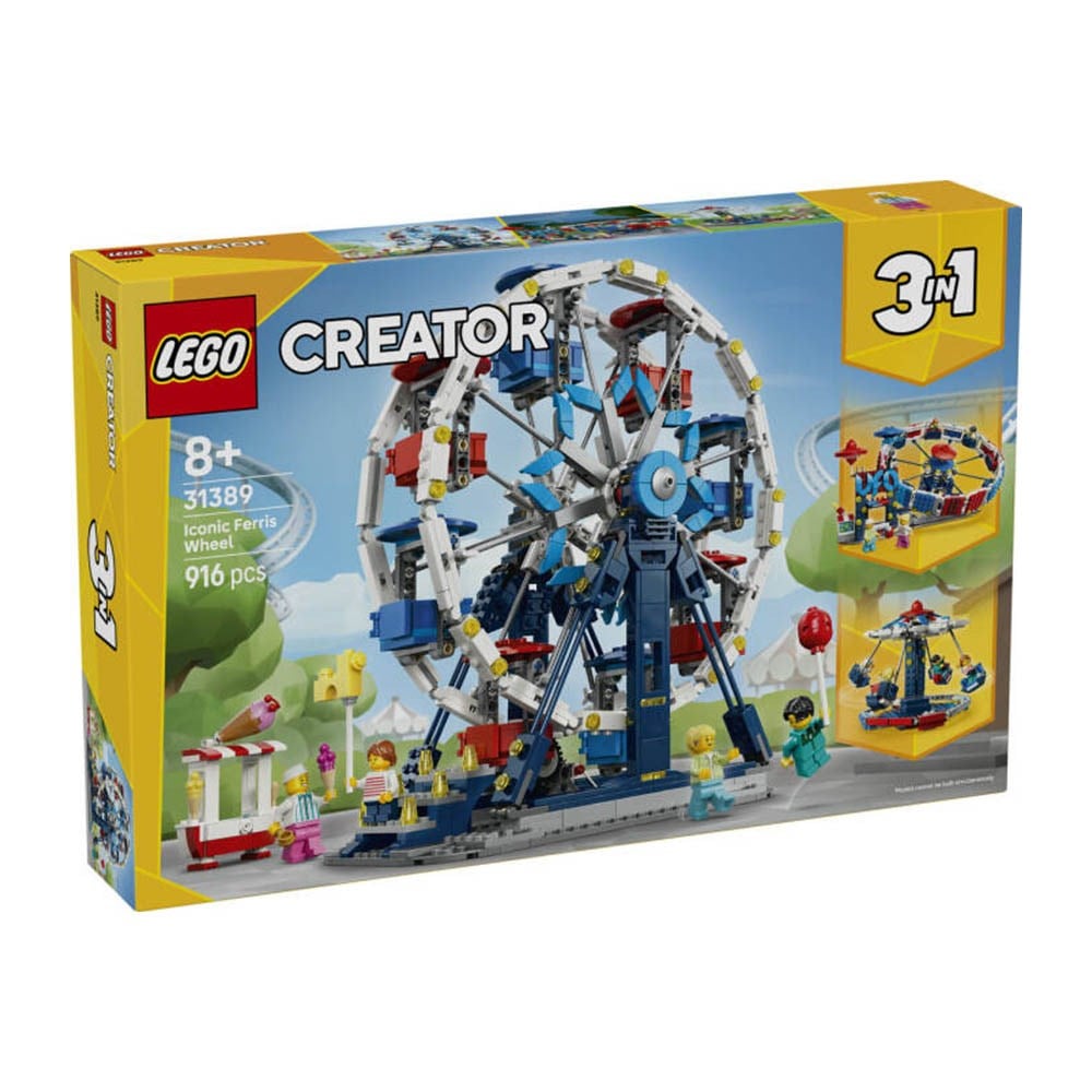 LEGO Creator 3ü 1 Arada İkonik Dönme Dolap 916 Parça