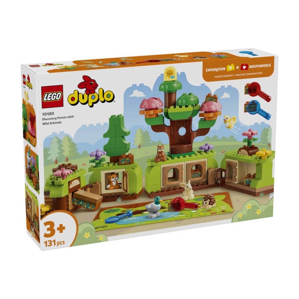 LEGO Duplo Vahşi Hayvanlarla Keşif Ormanı 131 Parça