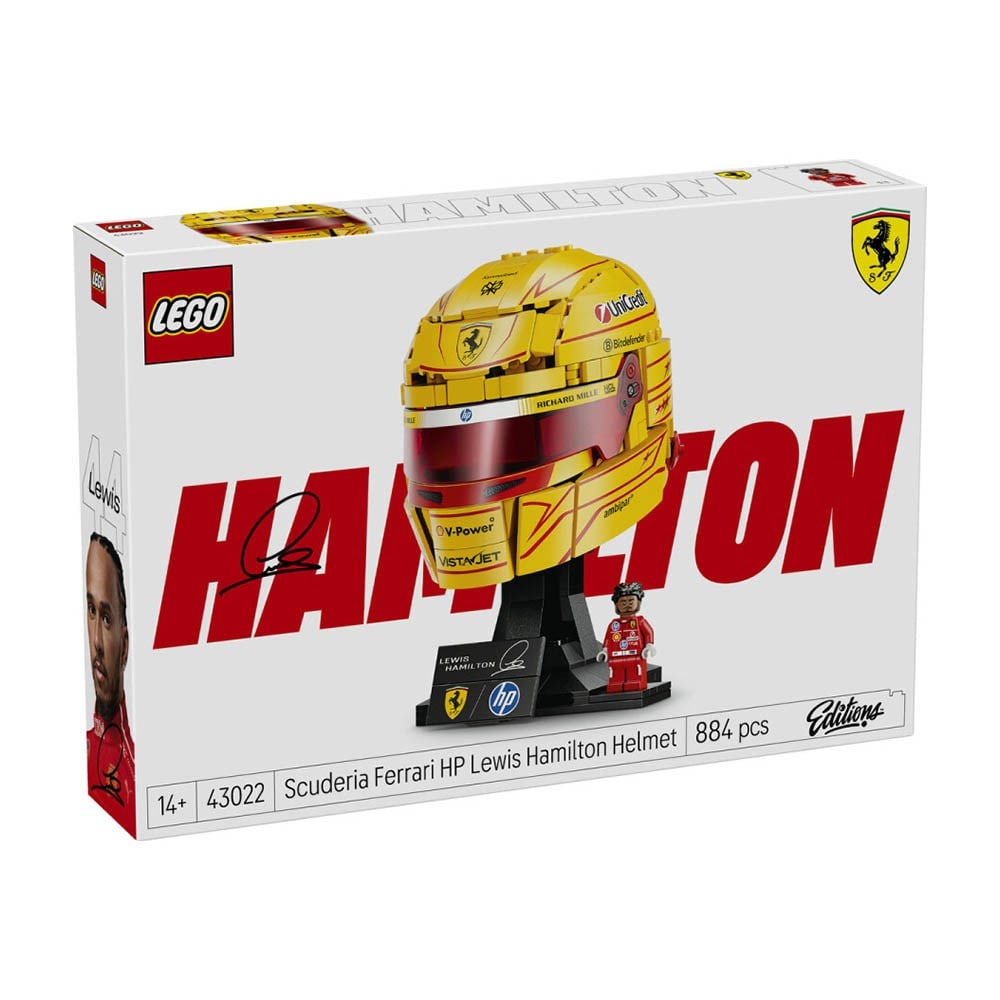 LEGO Editions Scuderia Ferrari HP Lewis Hamilton Kaskı 884 Parça