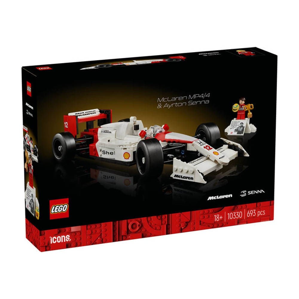 LEGO Icons McLaren MP4/4 ve Ayrton Senna 693 Parça