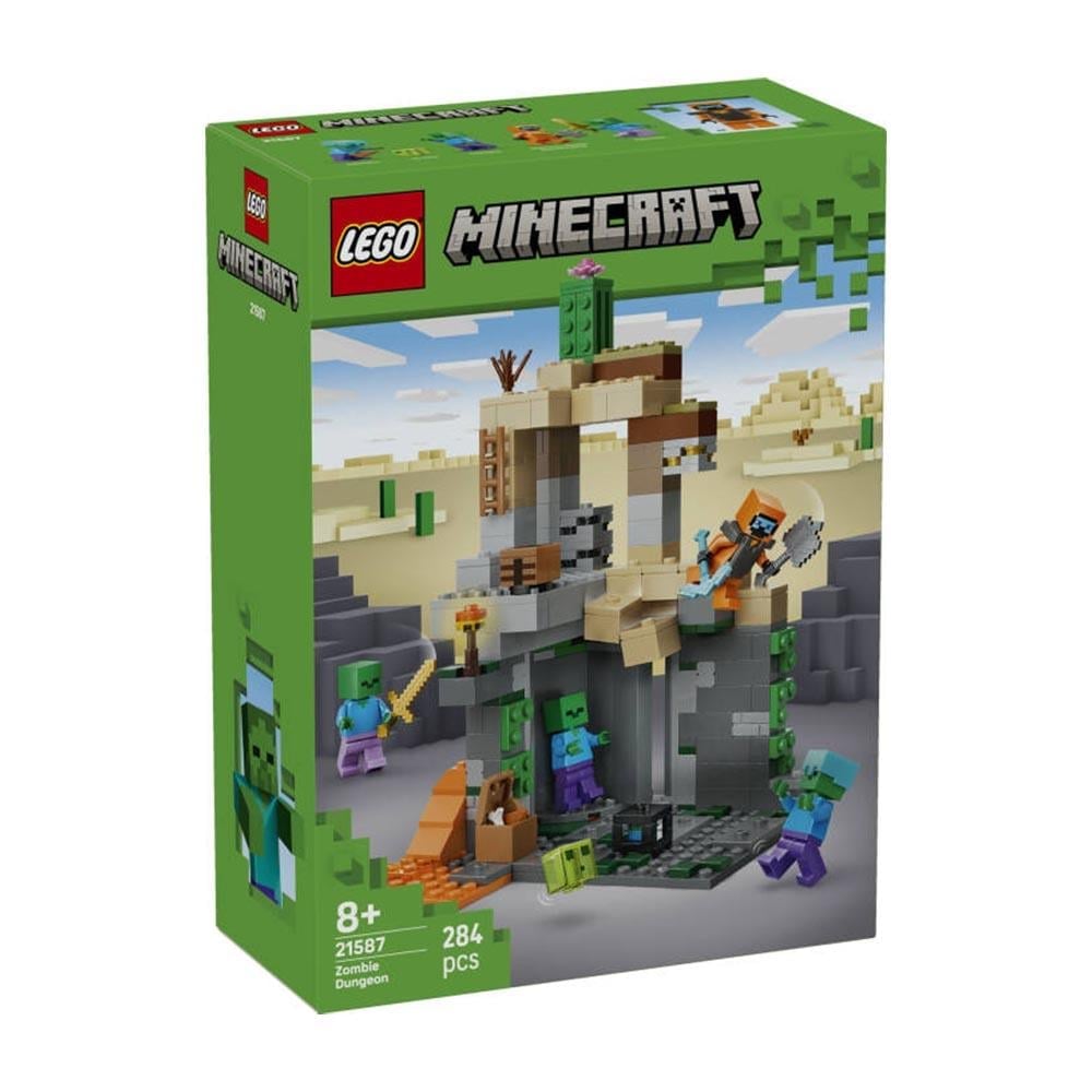 LEGO Minecraft Zombi Zindanı 284 Parça