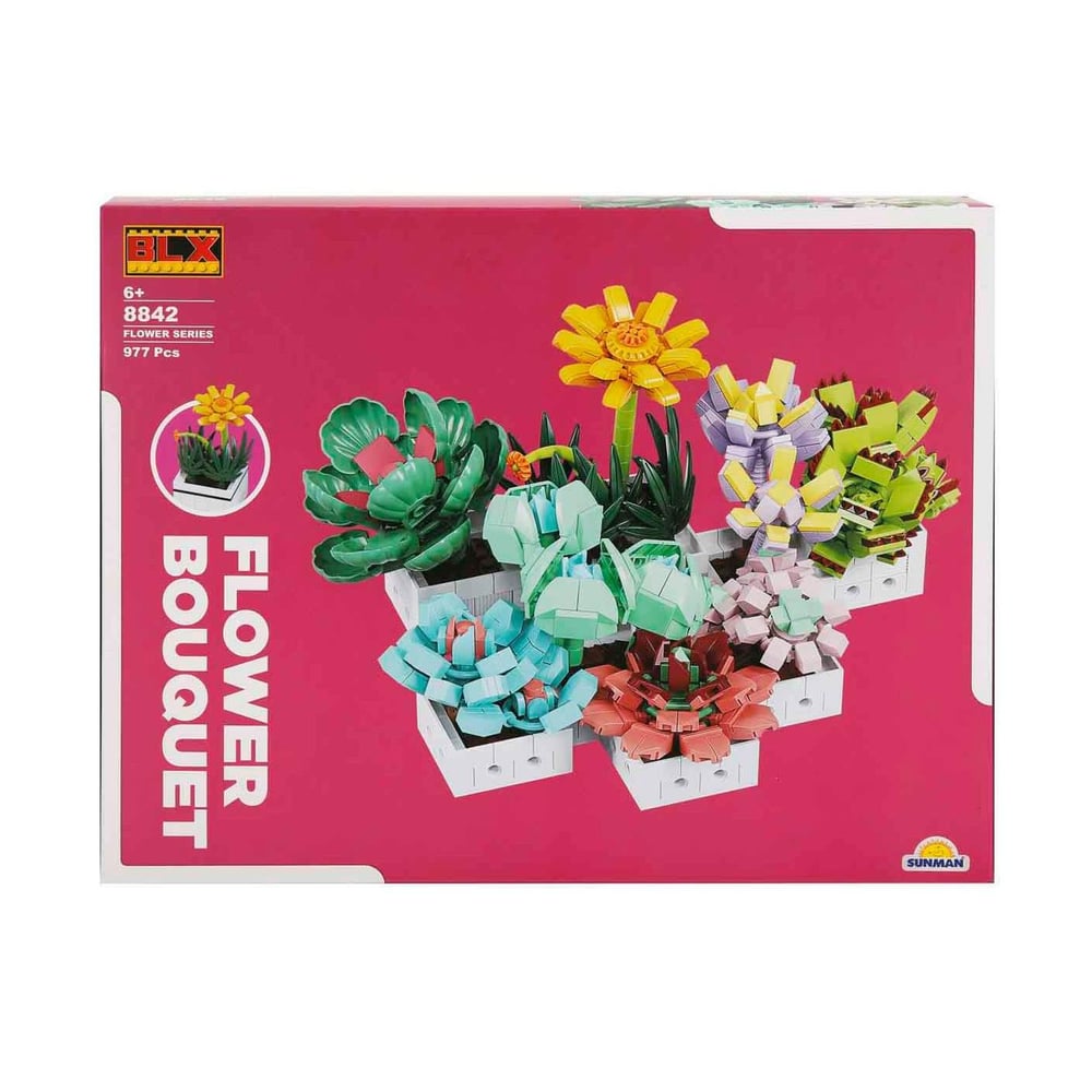 Sunman BLX Sukulent Çiçek Buketi 977 Parça
