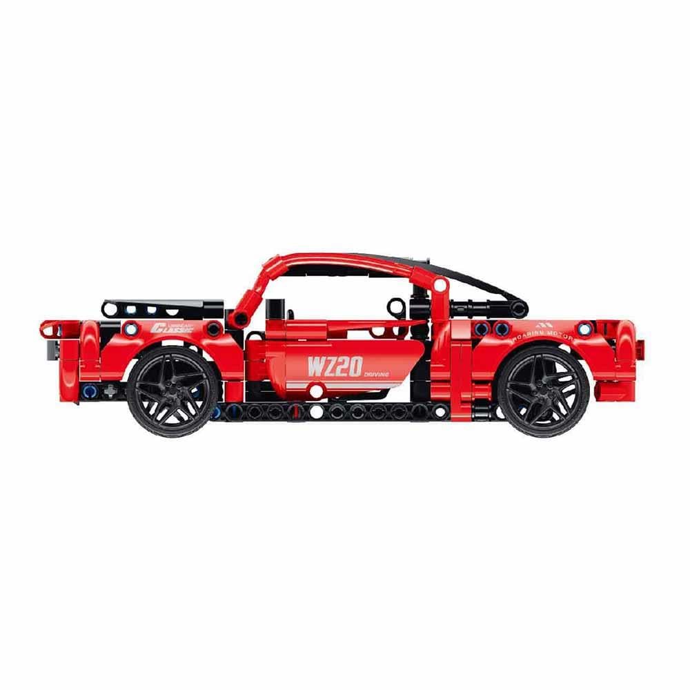 Sunman Süper Araba Kırmızı Lego 457 Parça