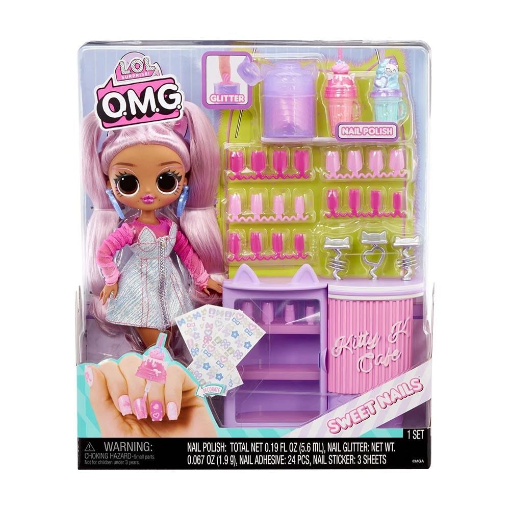 Adore L.O.L. Surprise Sweet Nails OMG Kitty K Kafe