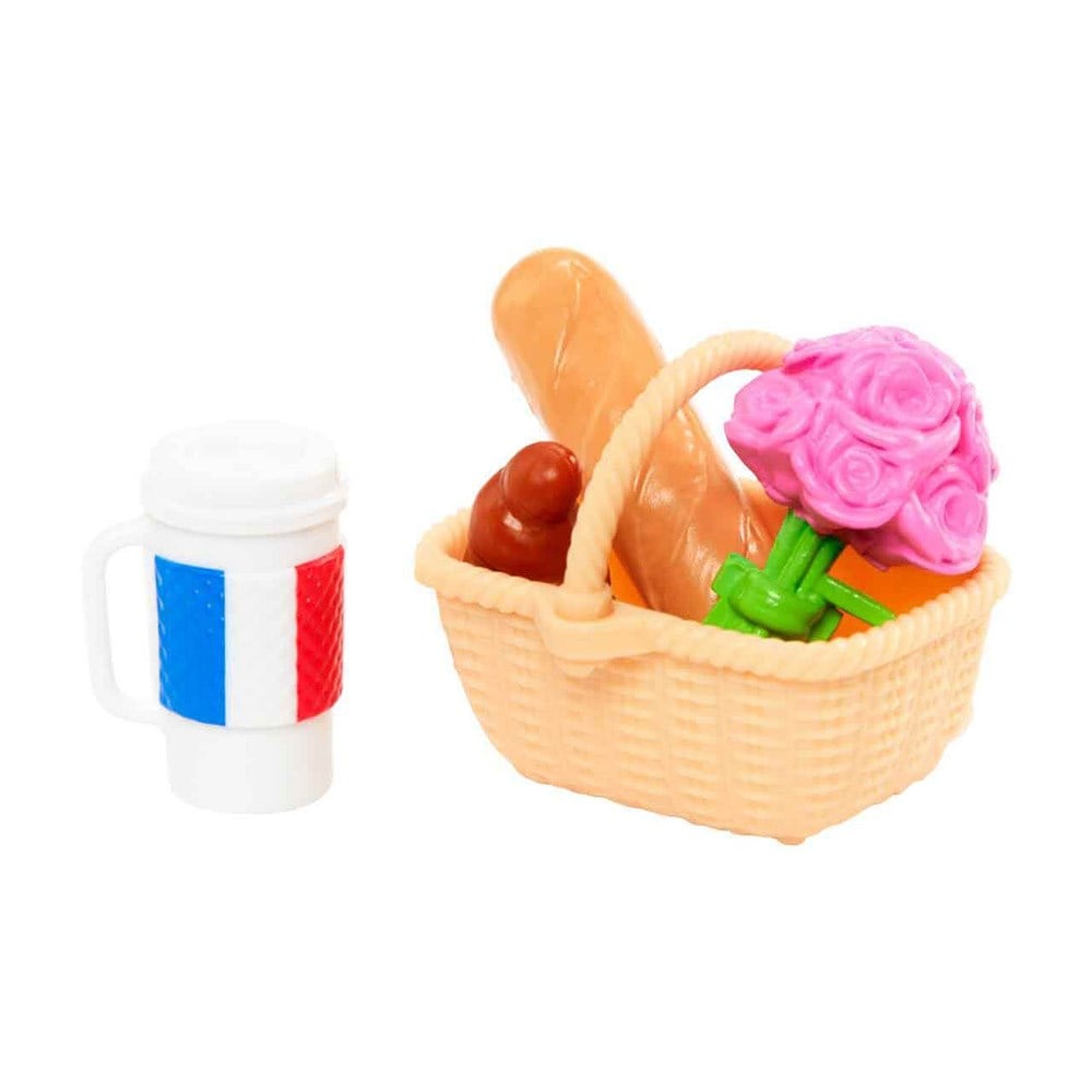 Barbie Dünyayı Geziyoruz Paris Macerası Bebek ve Aksesuar Seti