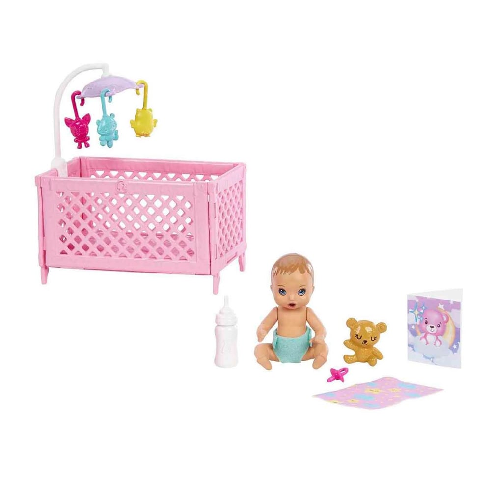 Barbie Skipper Bebek Bakıcılığı Beşikli Oyun Seti