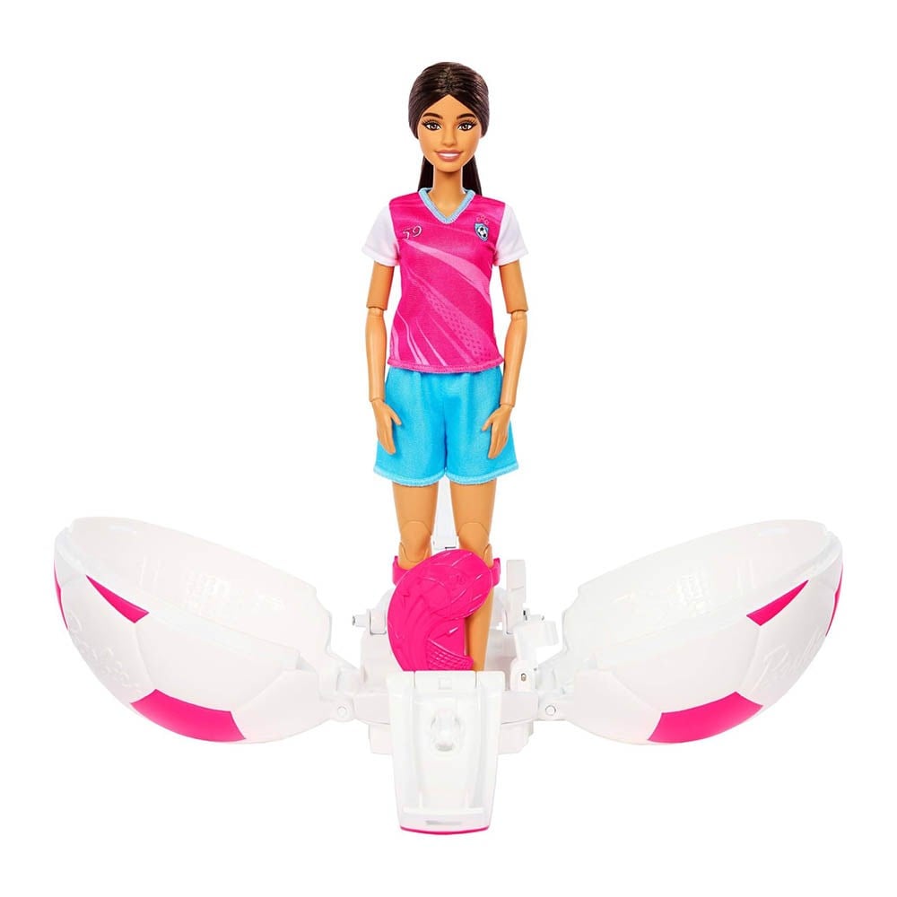 Barbie Team Barbie Roll Reveal Soccer Player Doll