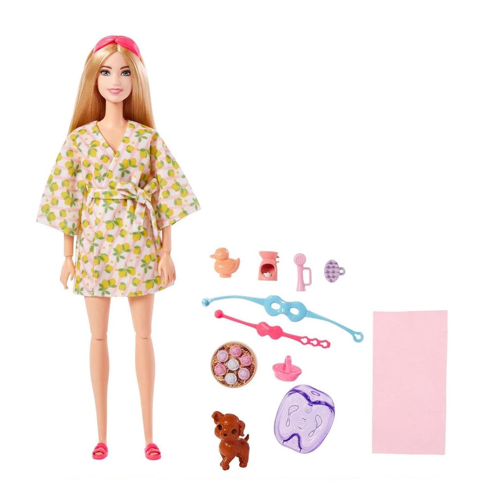 Barbie Wellness Barbienin Spa Günü Bebekleri